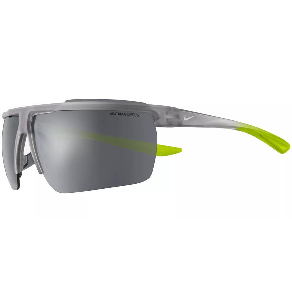 NWT Nike WINDSHIELD-CW4664-012-75 Matte Wolf Shield 75mm Sunglasses
